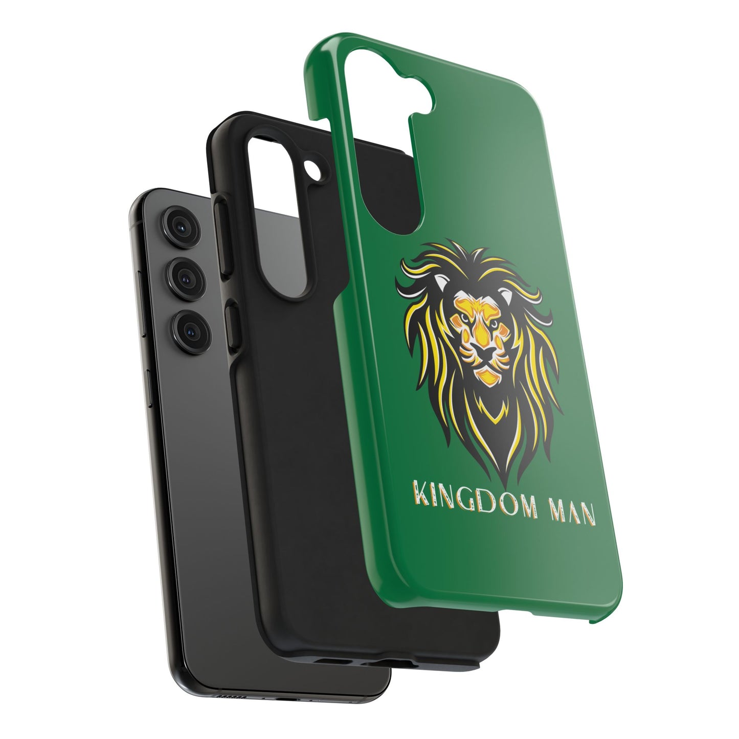 Kingdom Man (White-Gold Label) Tough Phone Case DARK GREEN