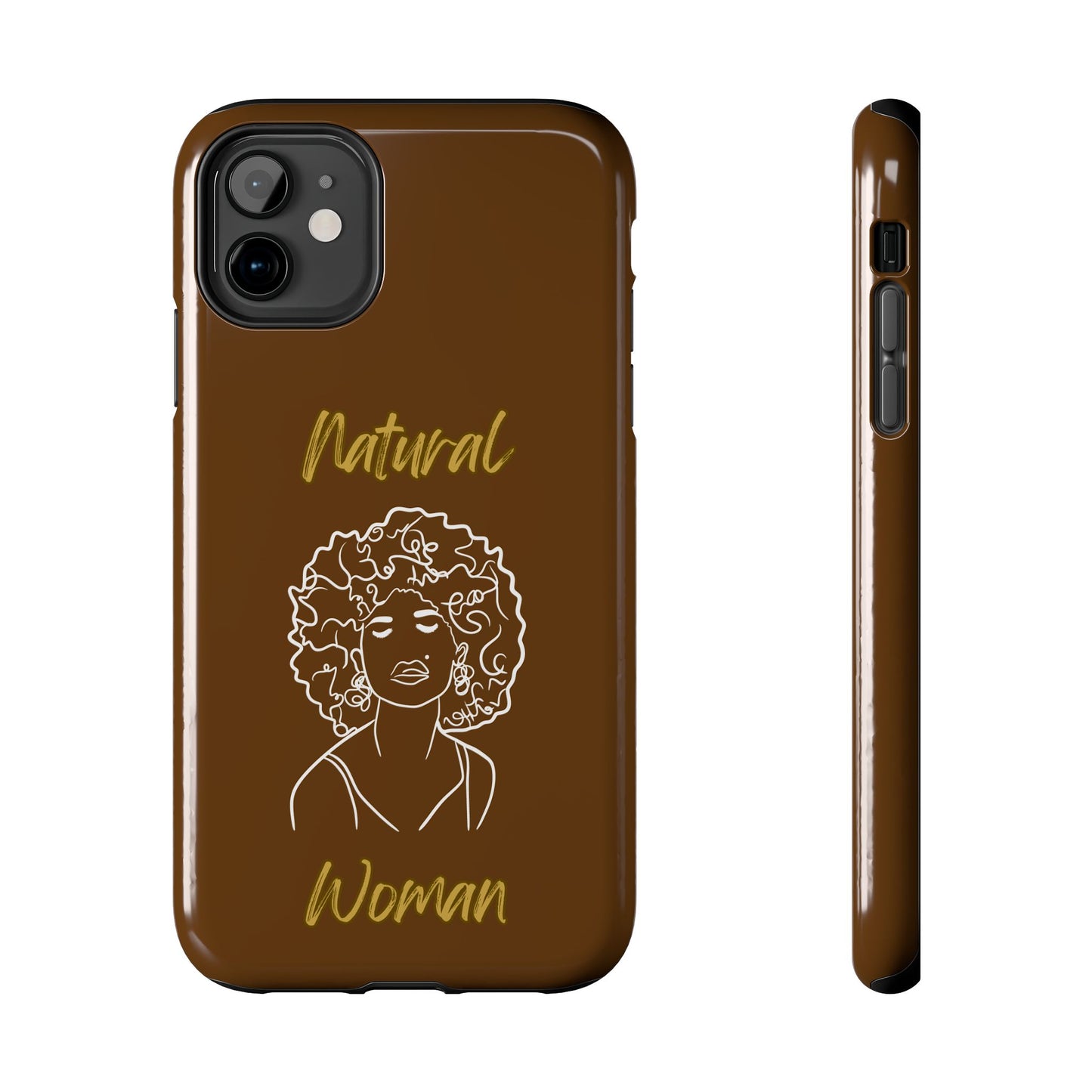 Natural Woman All About Me (WL)Tough Phone Cases BROWN