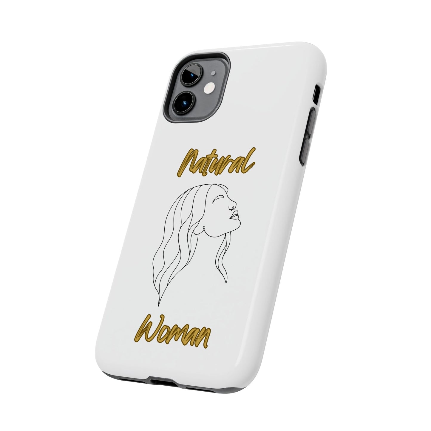 Natural Woman Breeze On Face (BL)Tough Phone Cases WHITE