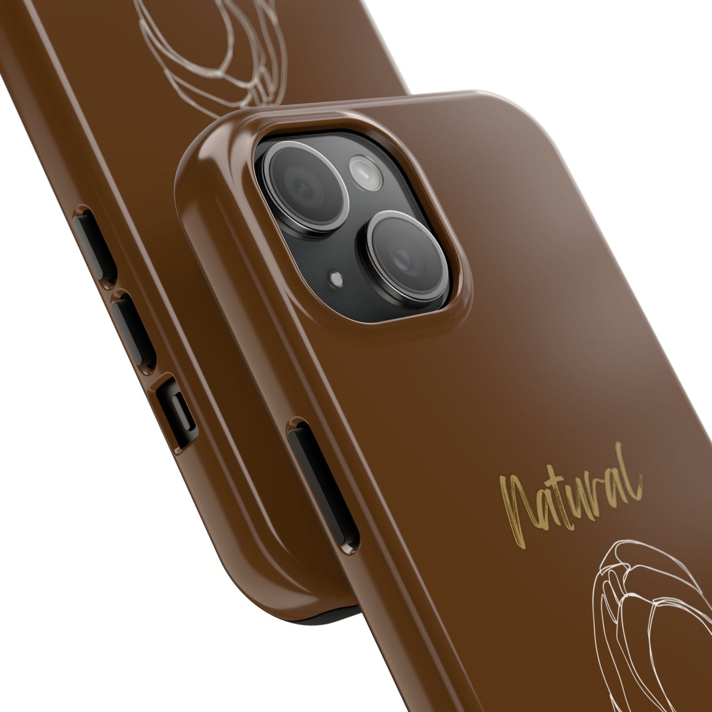Natural Woman Towel Wrapped (WL)Tough Phone Cases BROWN