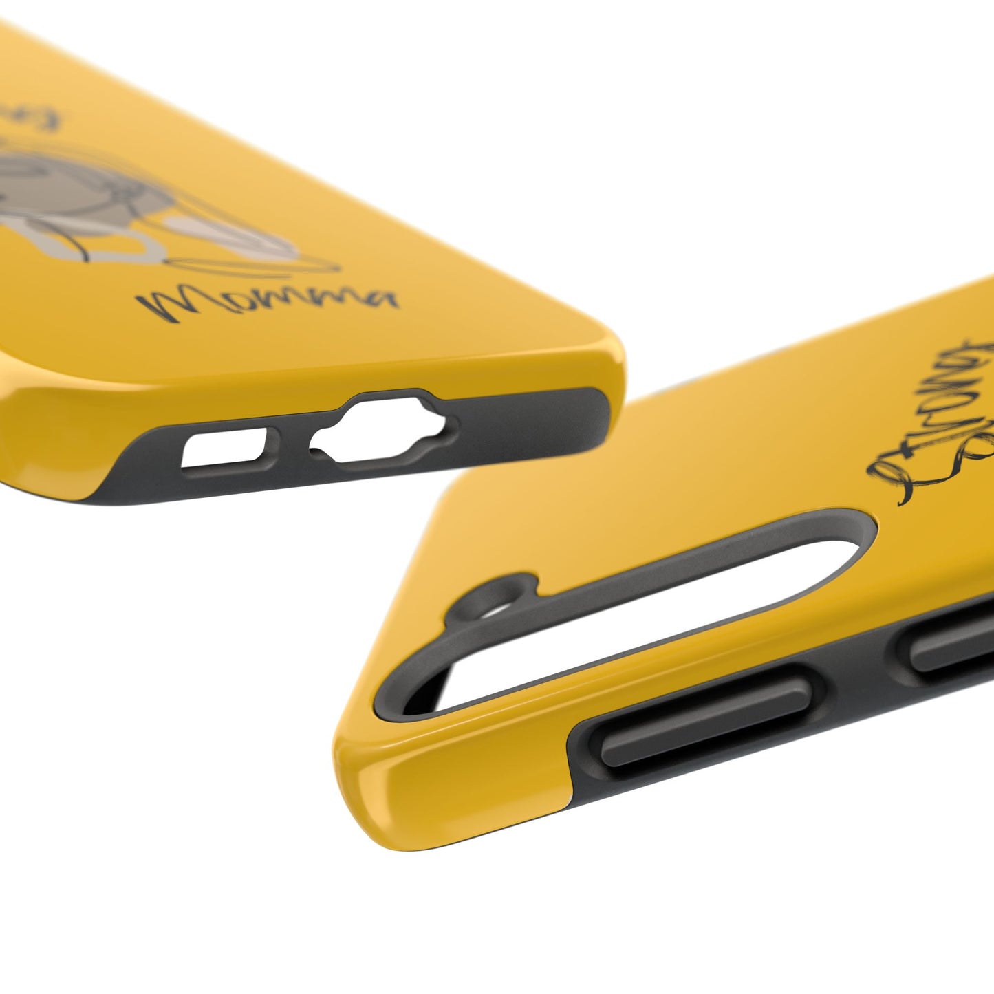STRONG MOMMA Samsung Galaxy Tough Phone Cases (BL) Yellow