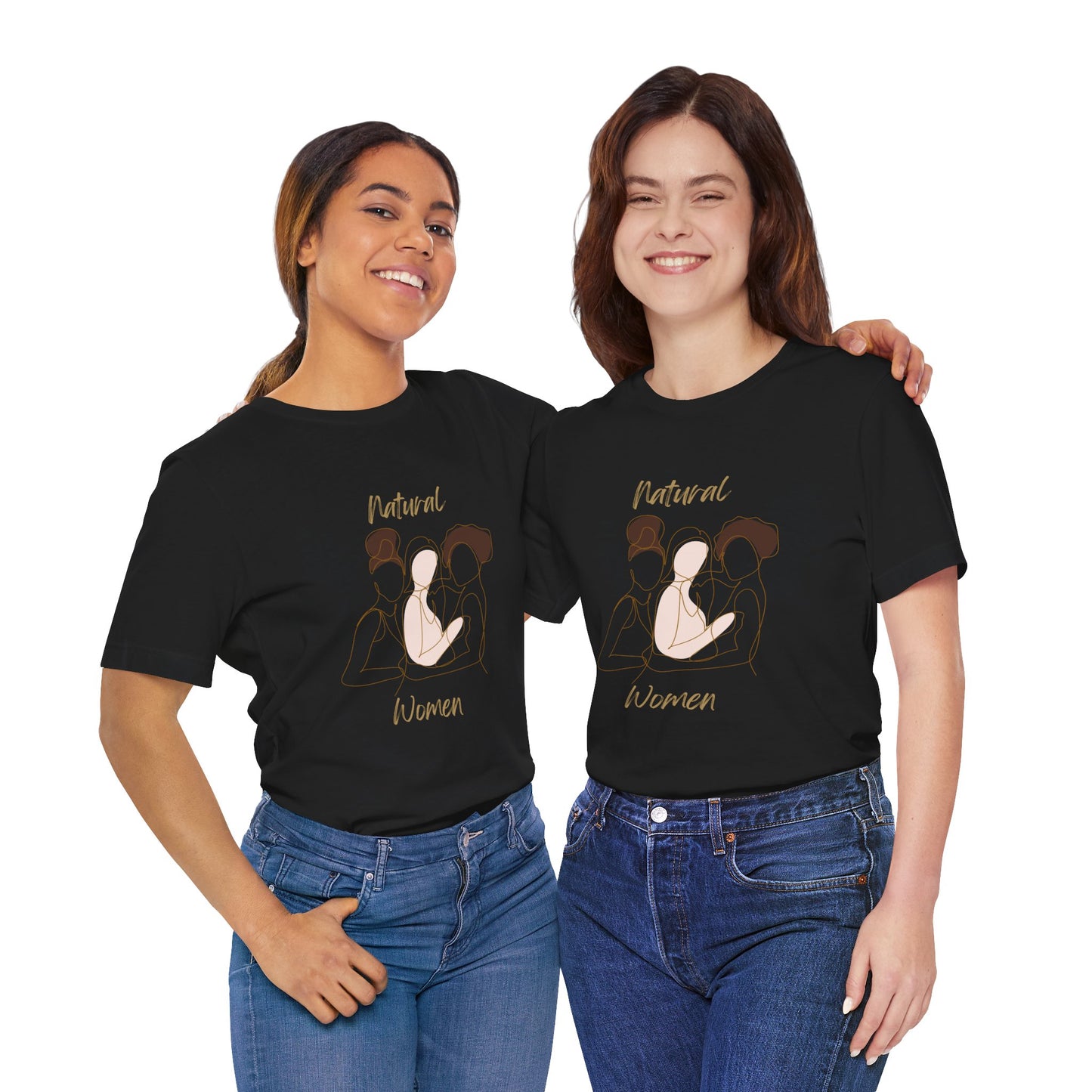 Natural Woman Friends Short Sleeve T-Shirt
