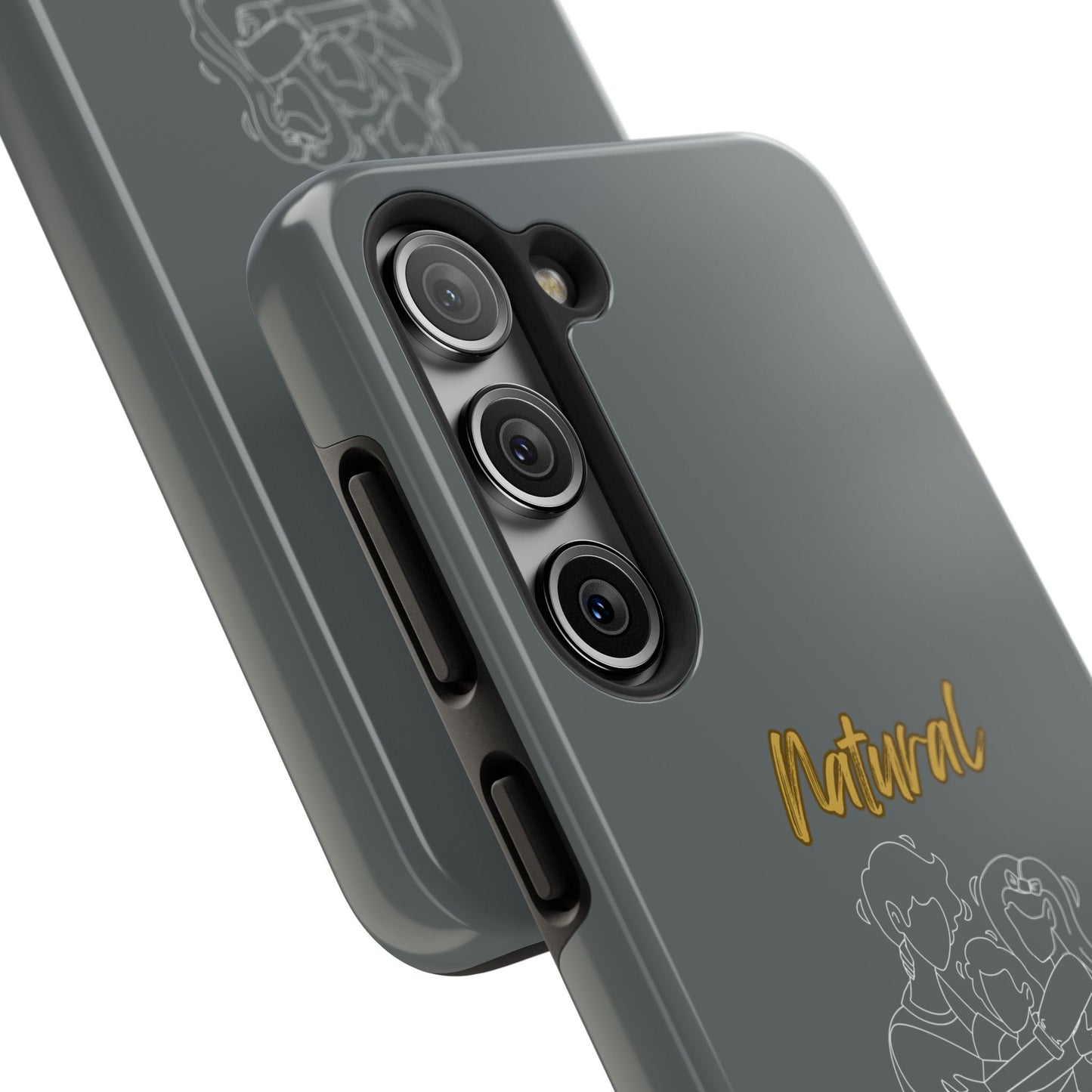 Natural Woman Bear Hugs (WL) Tough Phone Cases DARK GREY