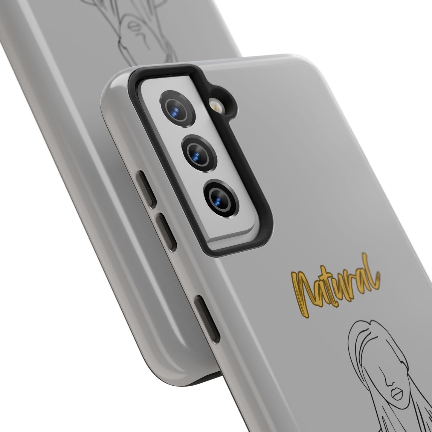 Natural Woman Content (BL)Tough Phone Cases LIGHT GREY