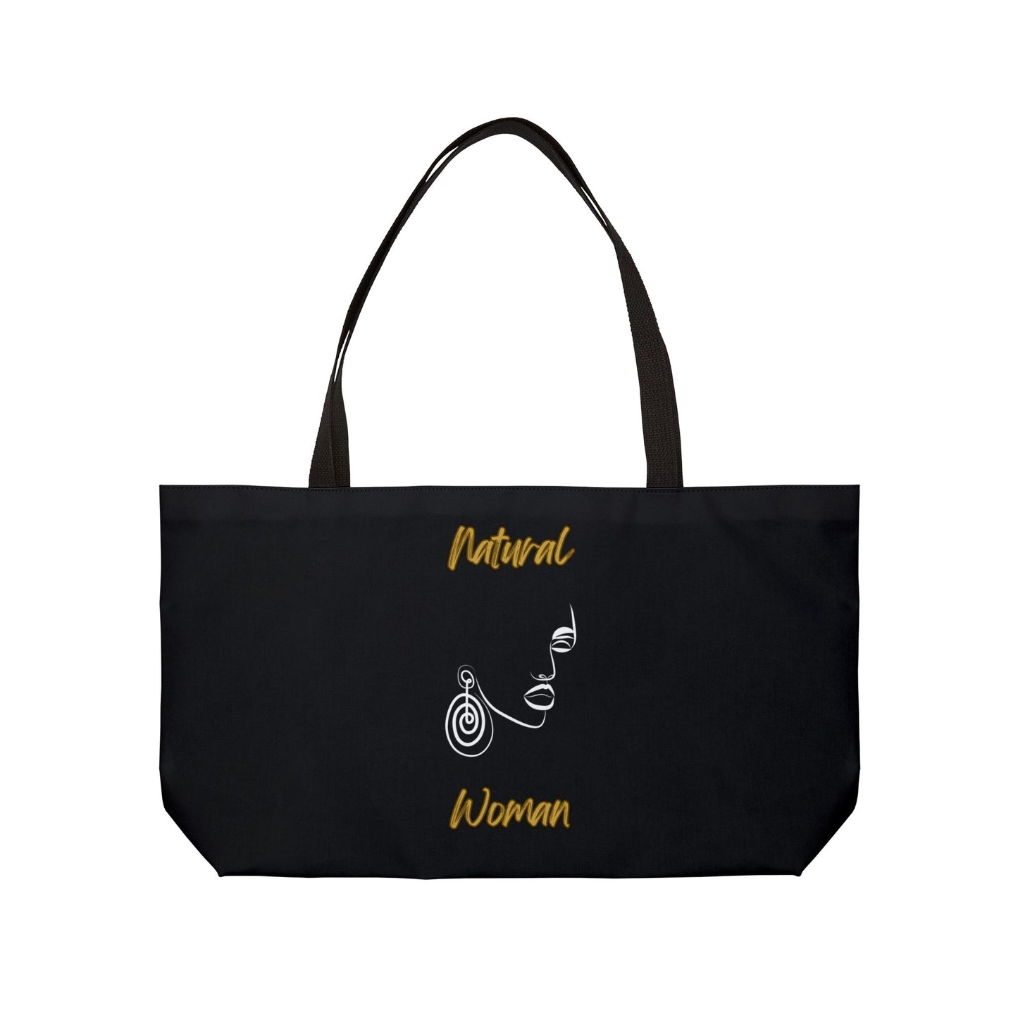Natural Woman Music In My Soul (WL) Weekender Tote Bag BLACK