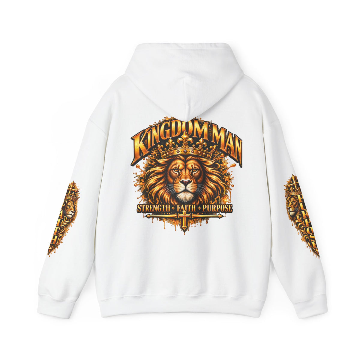 KINGDOM MAN™ Crowned Lion Hoodie