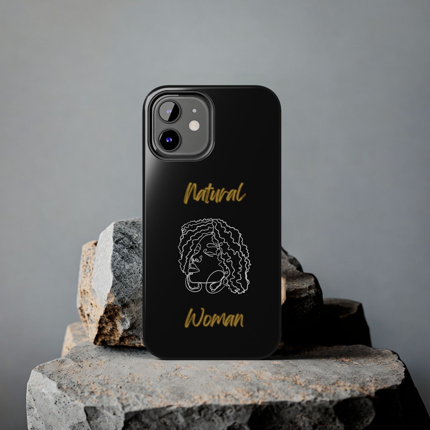 Natural Woman Naturally Me (WL)Tough Phone Cases BLACK