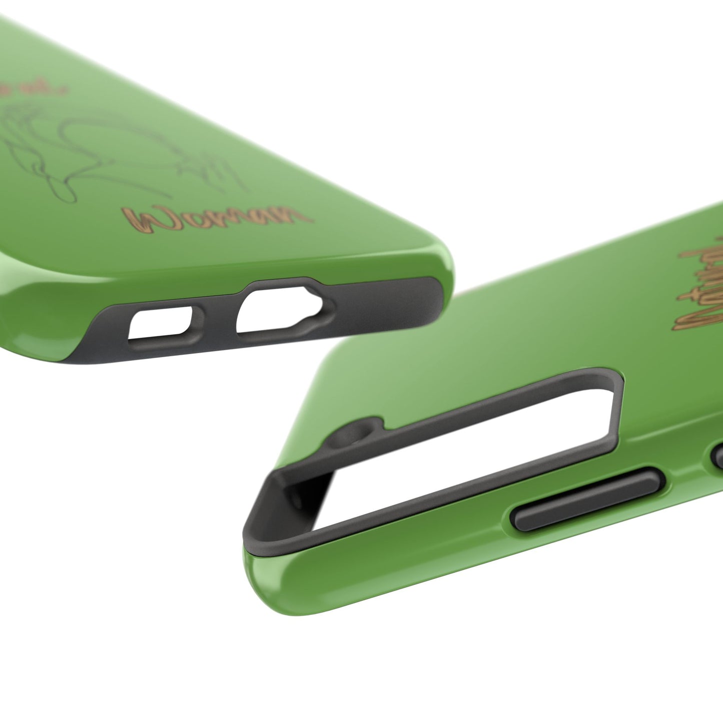 Natural Woman Towel Wrapped (BL)Tough Phone Cases GREEN