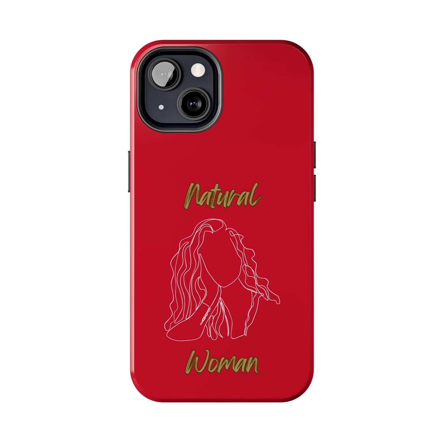 Natural Woman Relaxed (WL) Tough Phone Cases DARK RED