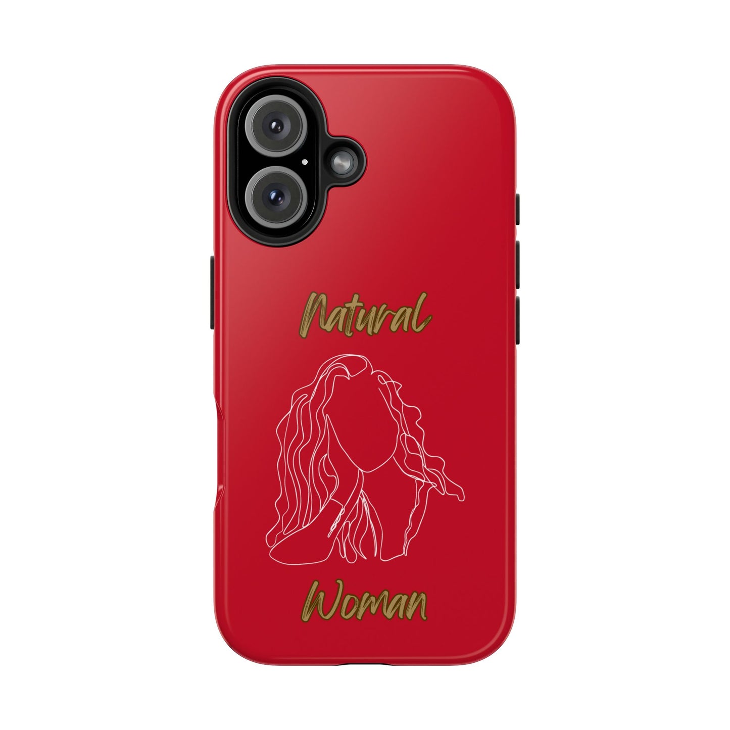 Natural Woman Relaxed (WL) Tough Phone Cases DARK RED