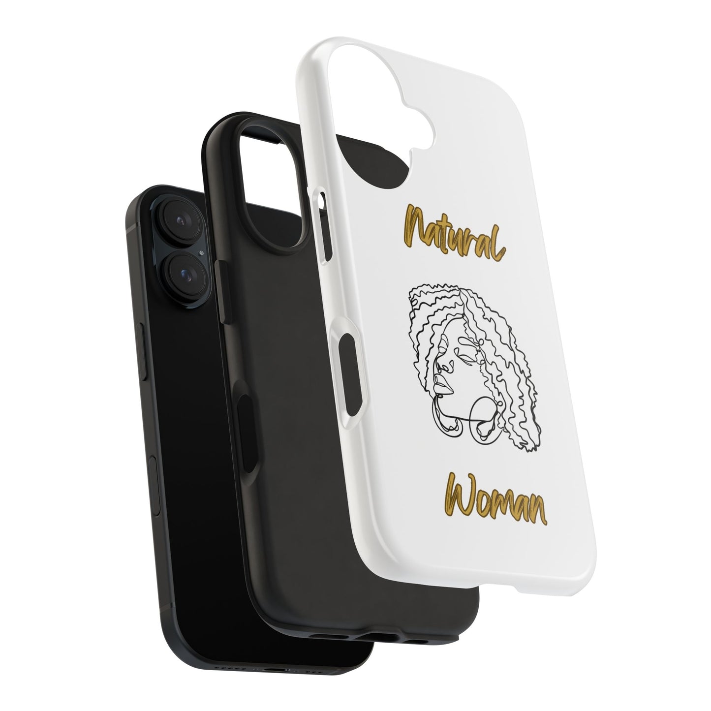 Natural Woman Naturally Me (BL)Tough Phone Cases WHITE