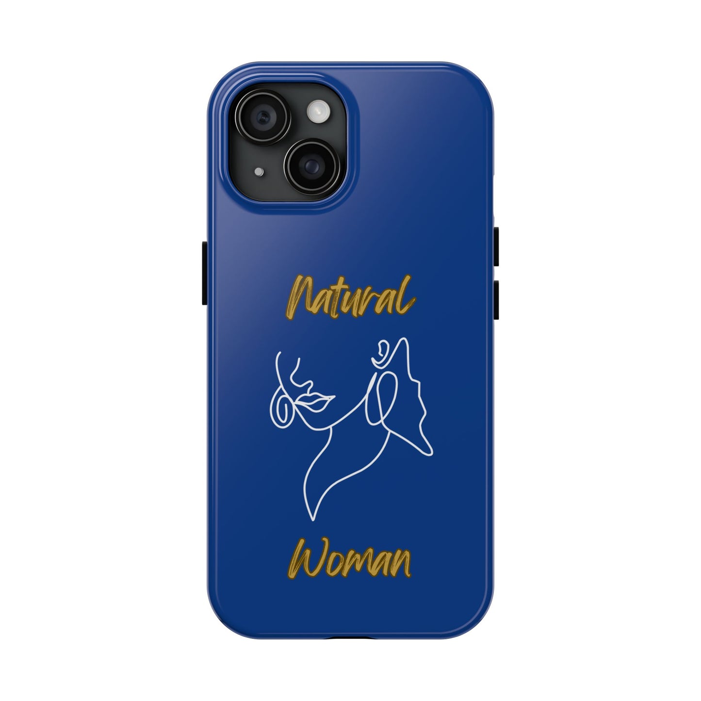 Natural Woman Lips (WL)Tough Phone Cases DARK BLUE