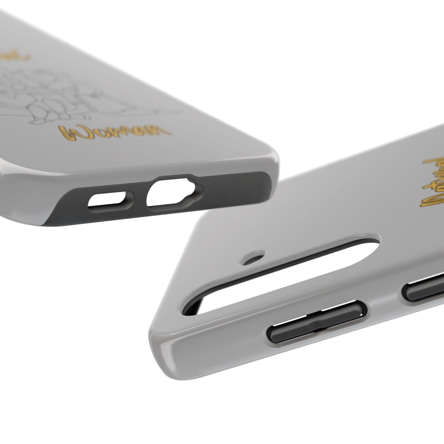 Natural Woman Bear Hugs (BL) Tough Phone Cases LIGHT GREY