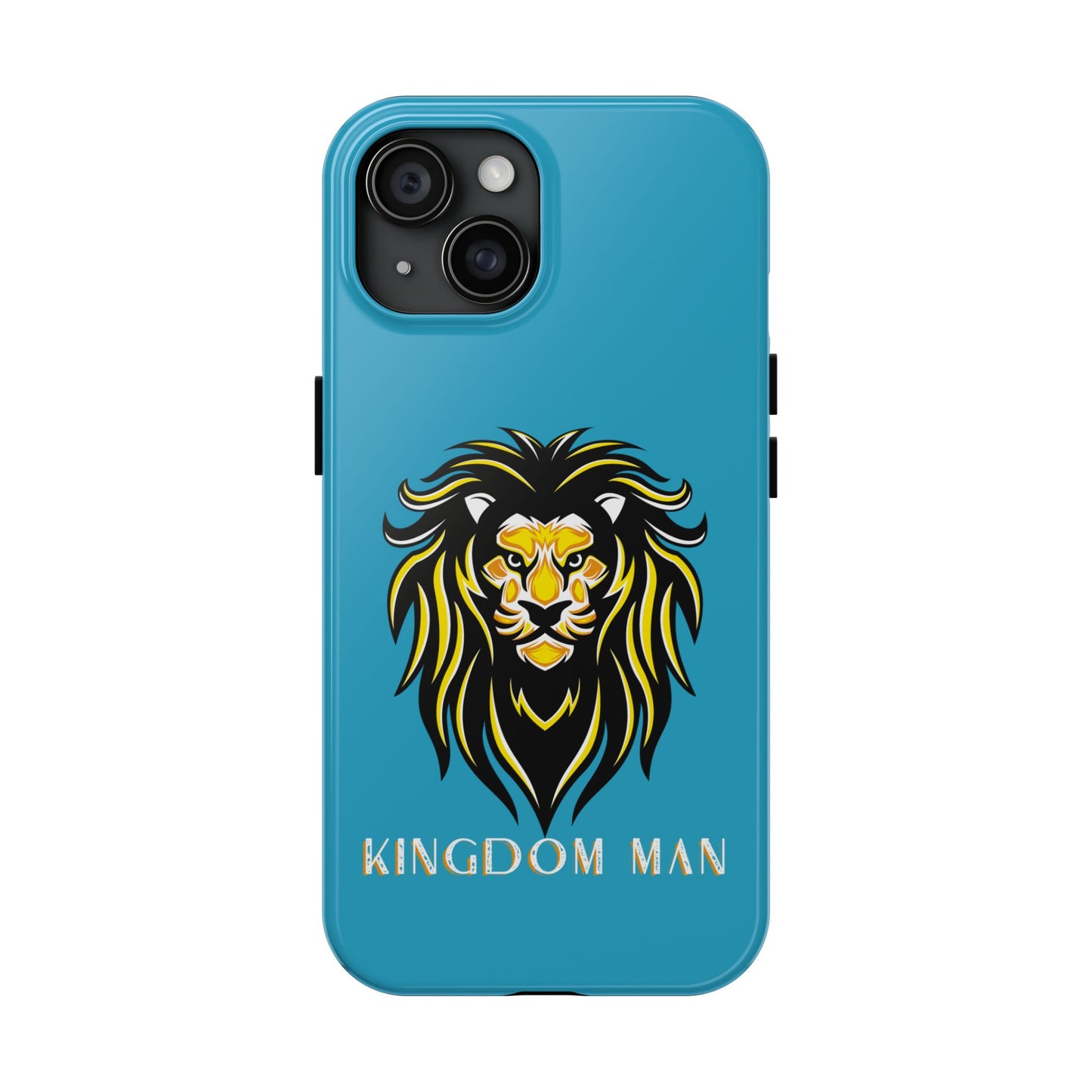 Kingdom Man (White-Gold Label) Tough Phone Case TURQUOISE