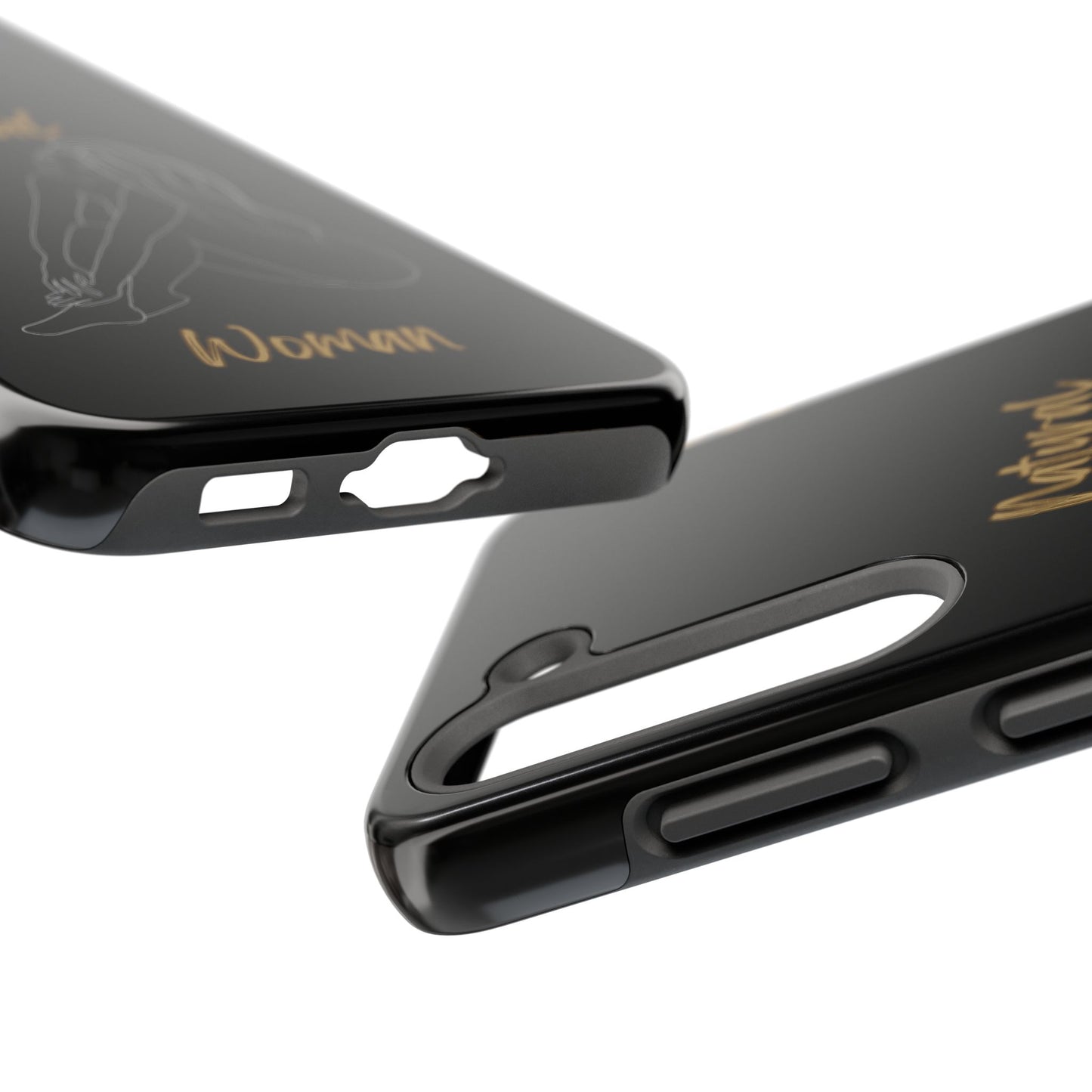 Natural Woman Beauty (WL) Tough Phone Cases BLACK