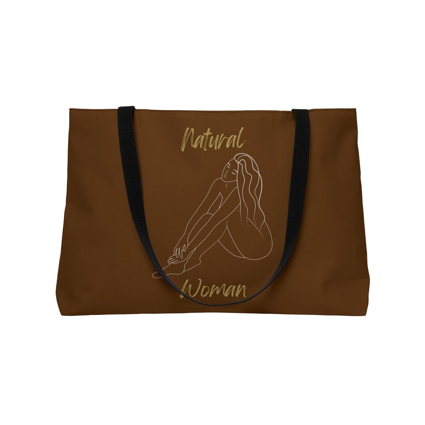Natural Woman Beauty (WL) Weekender Tote Bag BROWN
