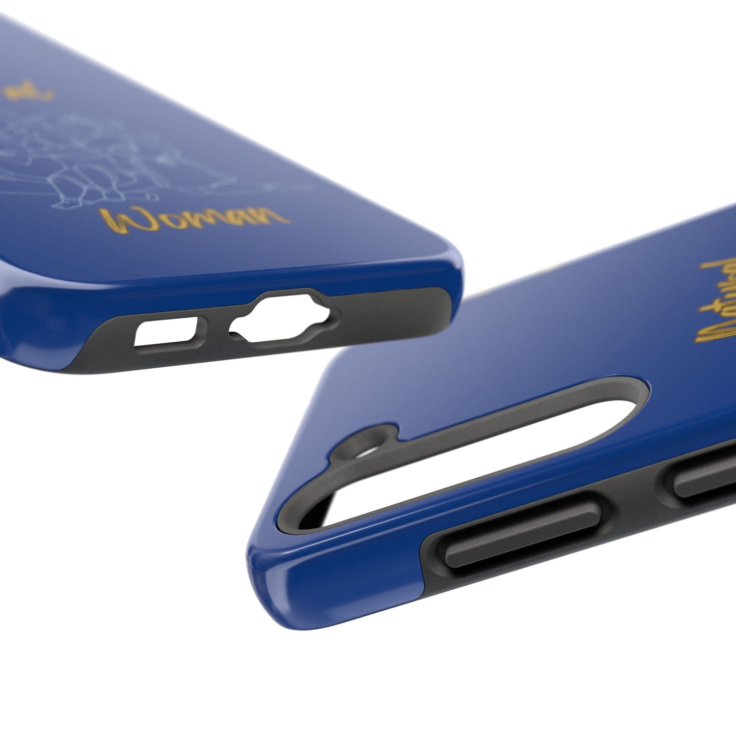 Natural Woman Bear Hugs (WL) Tough Phone Cases DARK BLUE