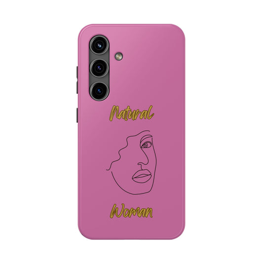 Natural Woman Peekaboo (BL)Tough Phone Cases LIGHT PINK