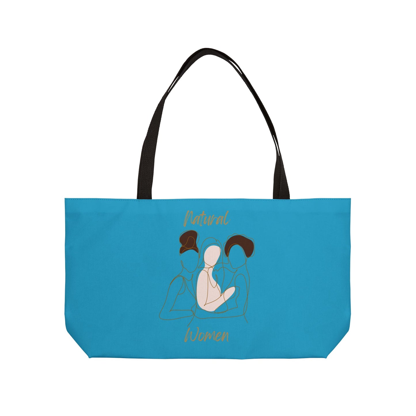 Natural Women Friends (BL) Weekender Tote Bag TURQUOISE