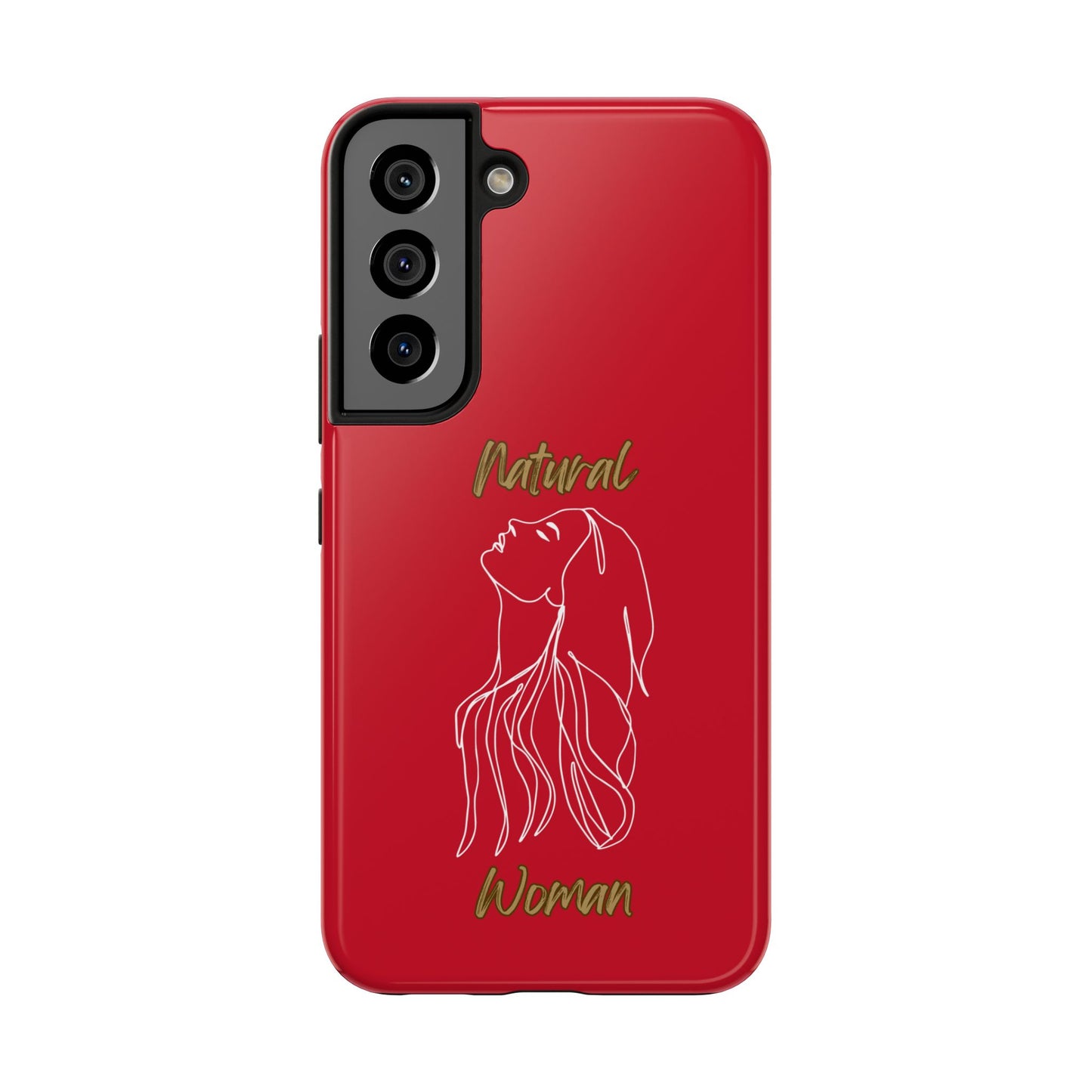 Natural Woman Appreciation (WL) Tough Phone Cases DARK RED