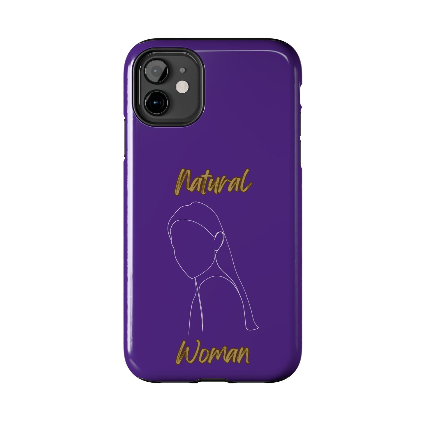 Natural Woman Tilted Look (WL) Tough Phone Cases PURPLE