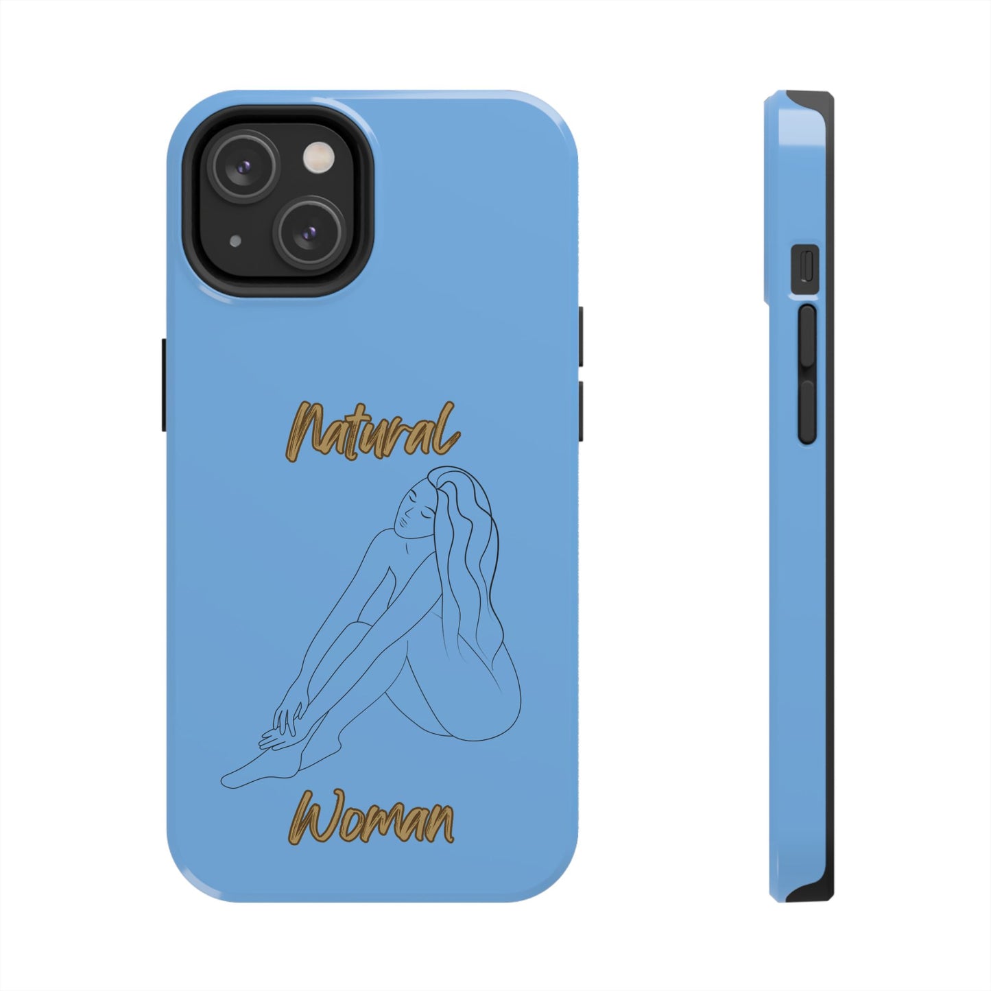 Natural Woman Beauty (BL) Tough Phone Cases LIGHT BLUE