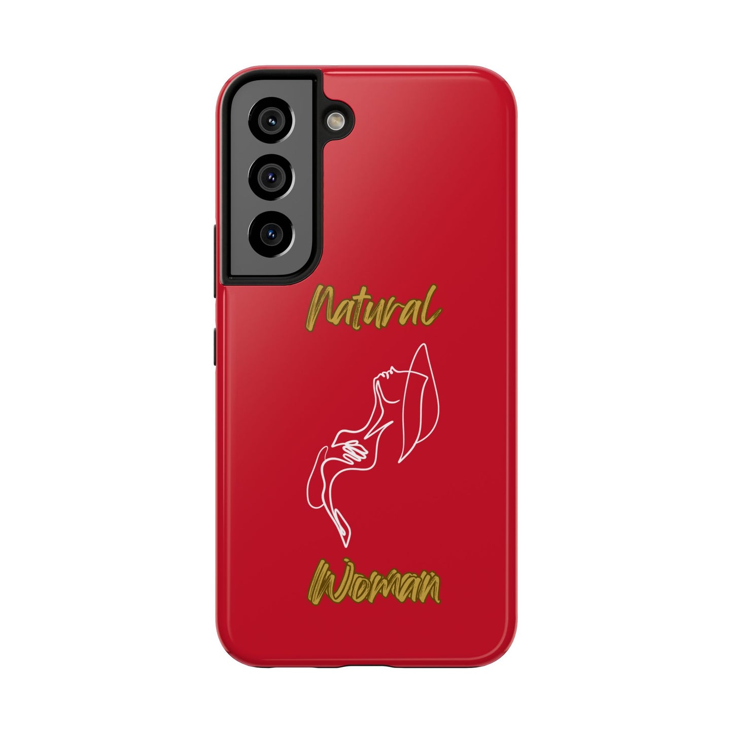 Natural Woman Free (WL)Tough Phone Cases DARK RED