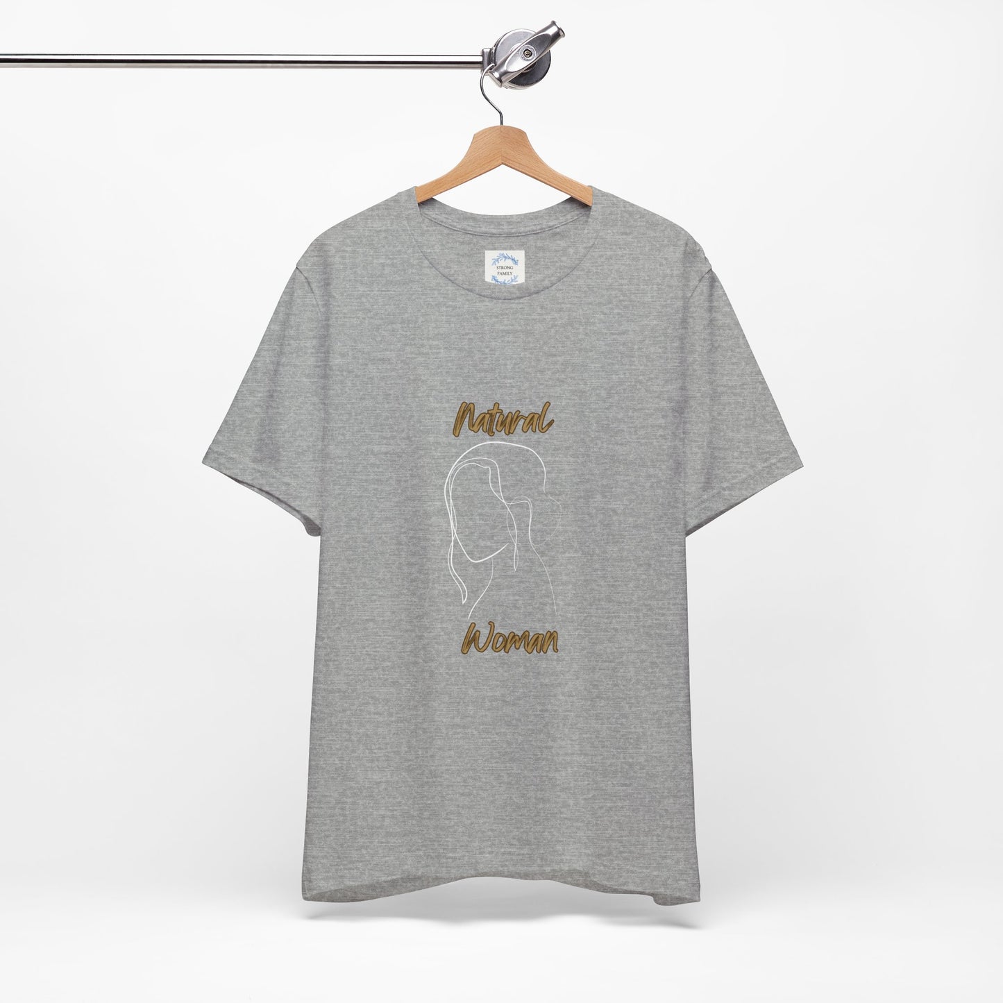 Natural Woman Hanging Hair (WL) Short Sleeve T-Shirt