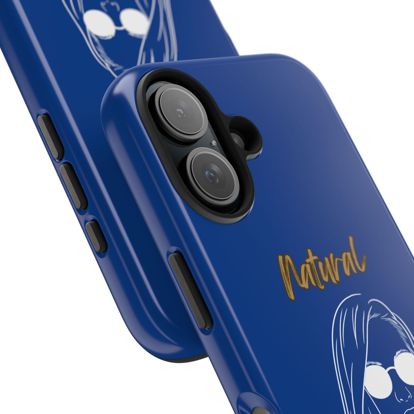 Natural Woman Shades (WL)Tough Phone Cases DARK BLUE