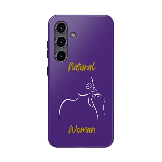 Natural Woman Chin Up (WL)Tough Phone Cases PURPLE