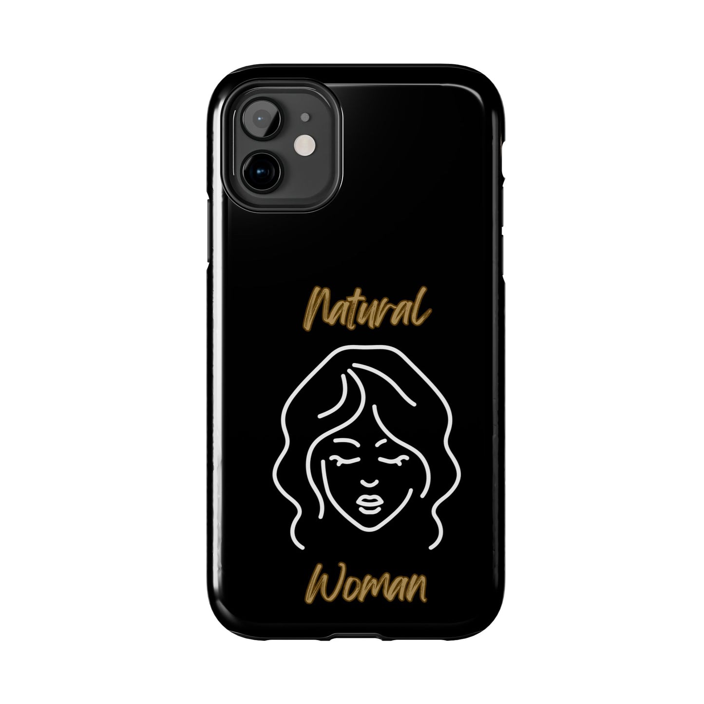Natural Woman Modest (WL)Tough Phone Cases BLACK