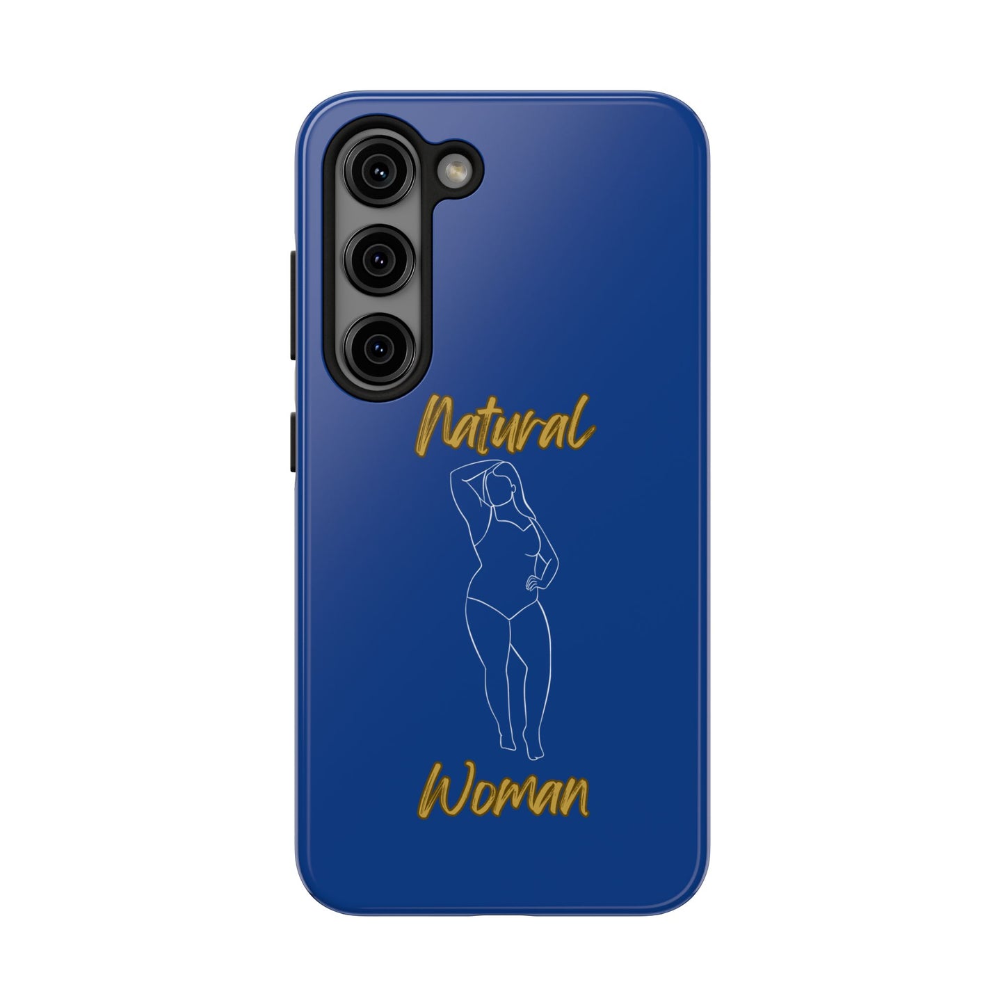 Natural Woman Looking Good (WL)Tough Phone Cases DARK BLUE