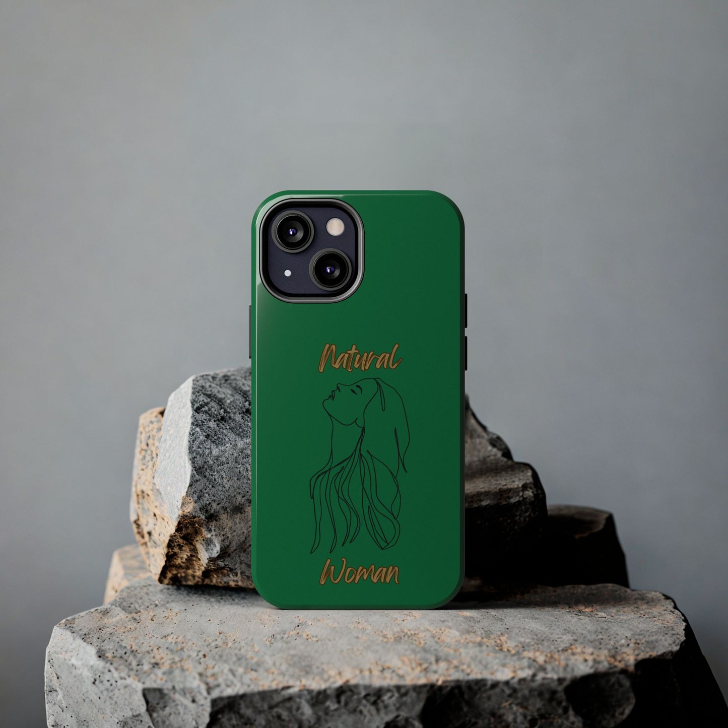 Natural Woman Appreciation (BL) Tough Phone Cases DARK GREEN