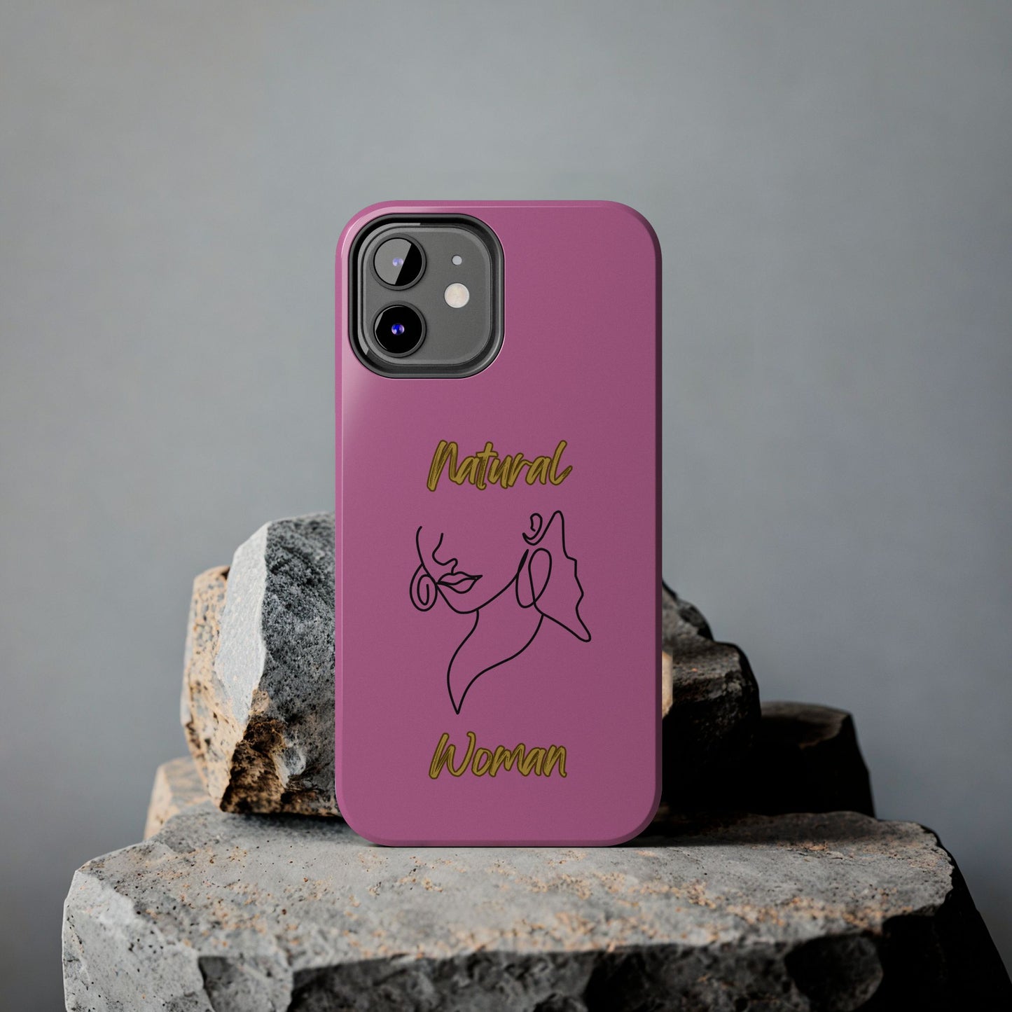 Natural Woman Lips (BL)Tough Phone Cases LIGHT PINK