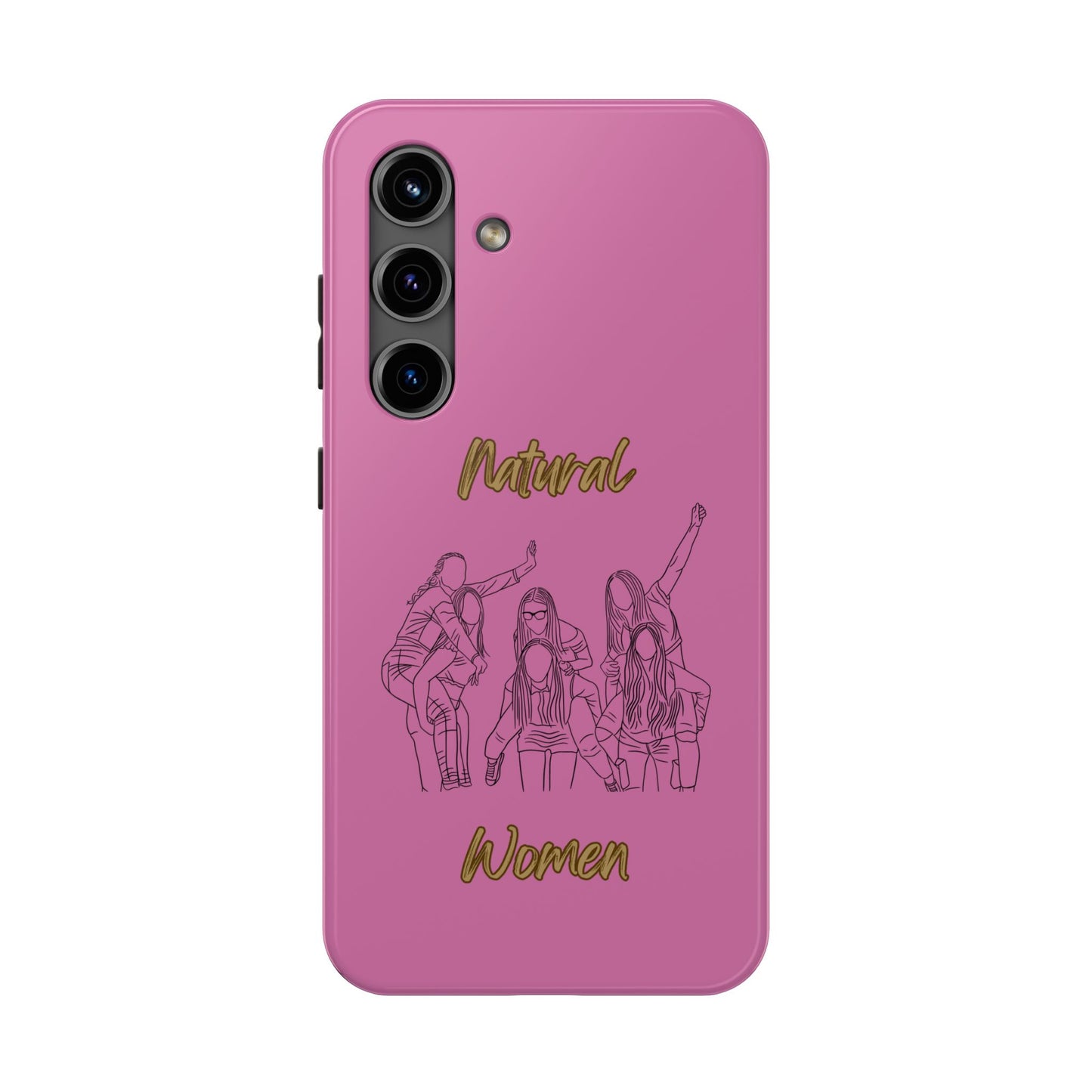 Natural Woman Piggy Back (BL)Tough Phone Cases LIGHT PINK