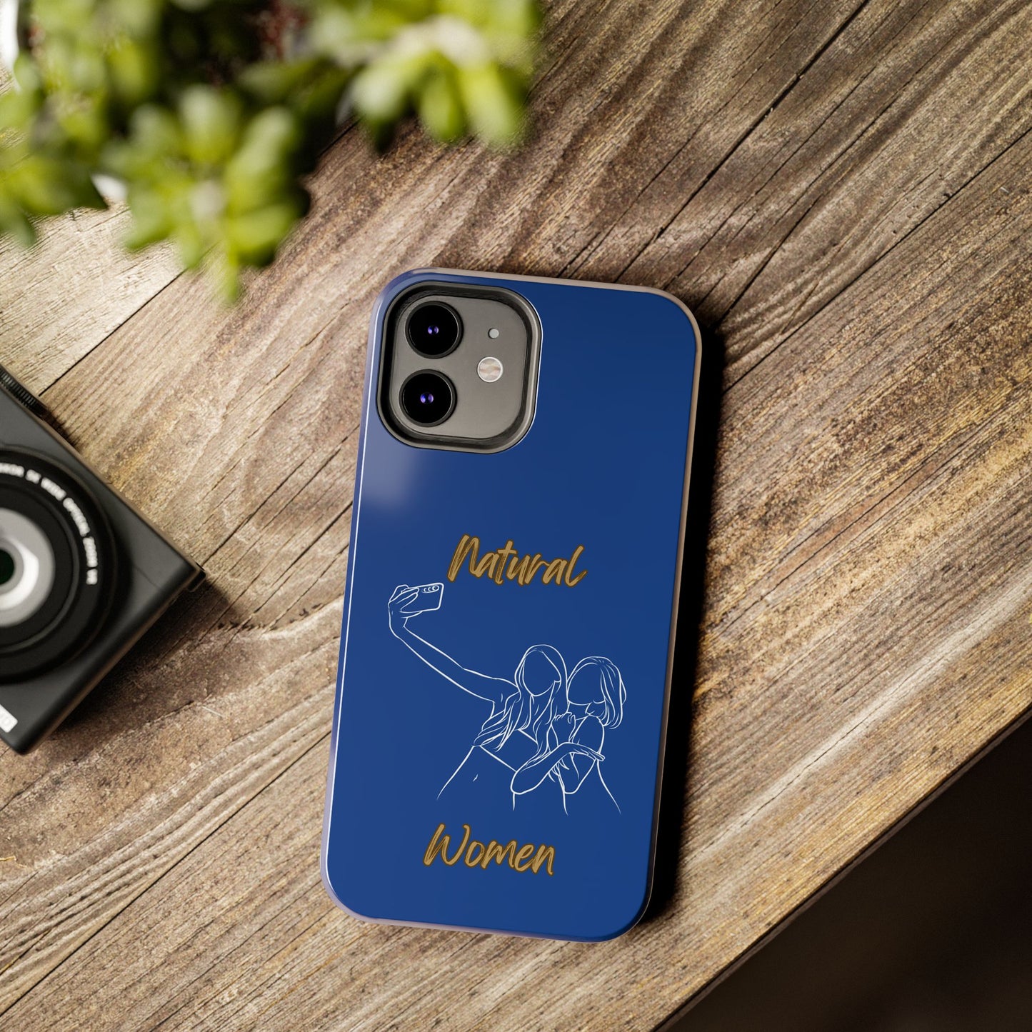 Natural Woman Friends Selfie (WL)Tough Phone Cases DARK BLUE