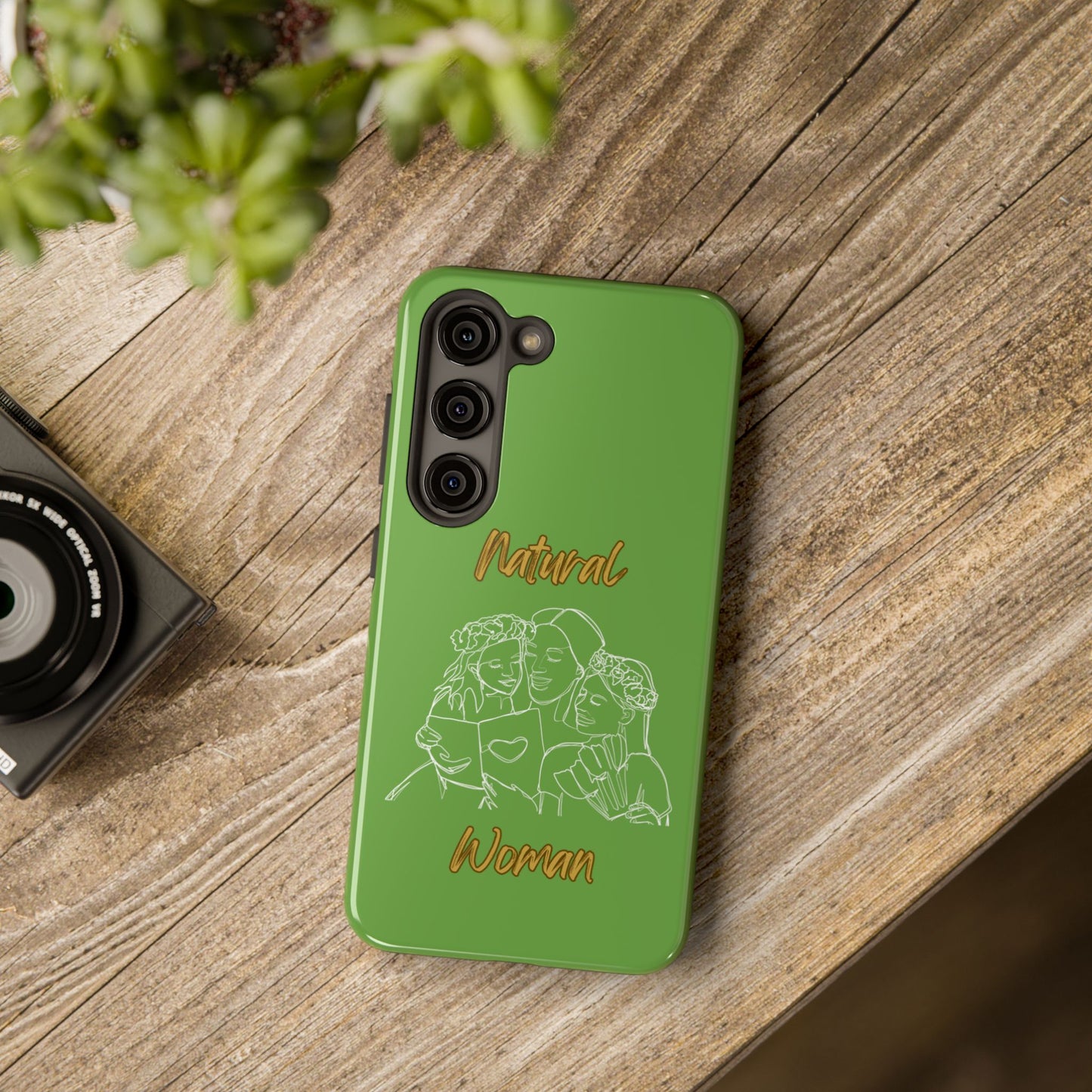 Natural Woman Me & My Girls (WL)Tough Phone Cases GREEN