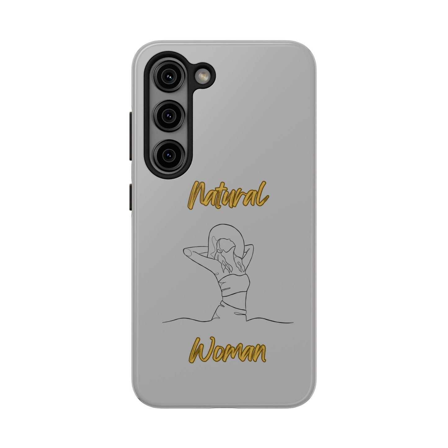 Natural Woman Sun Fun (BL)Tough Phone Cases LIGHT GREY