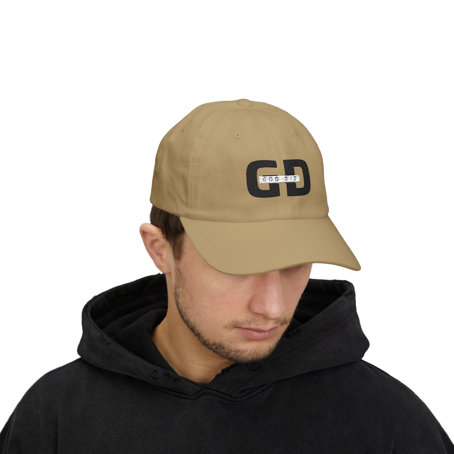"GOD DID" (BL) Custom Embroidered Casual Cap