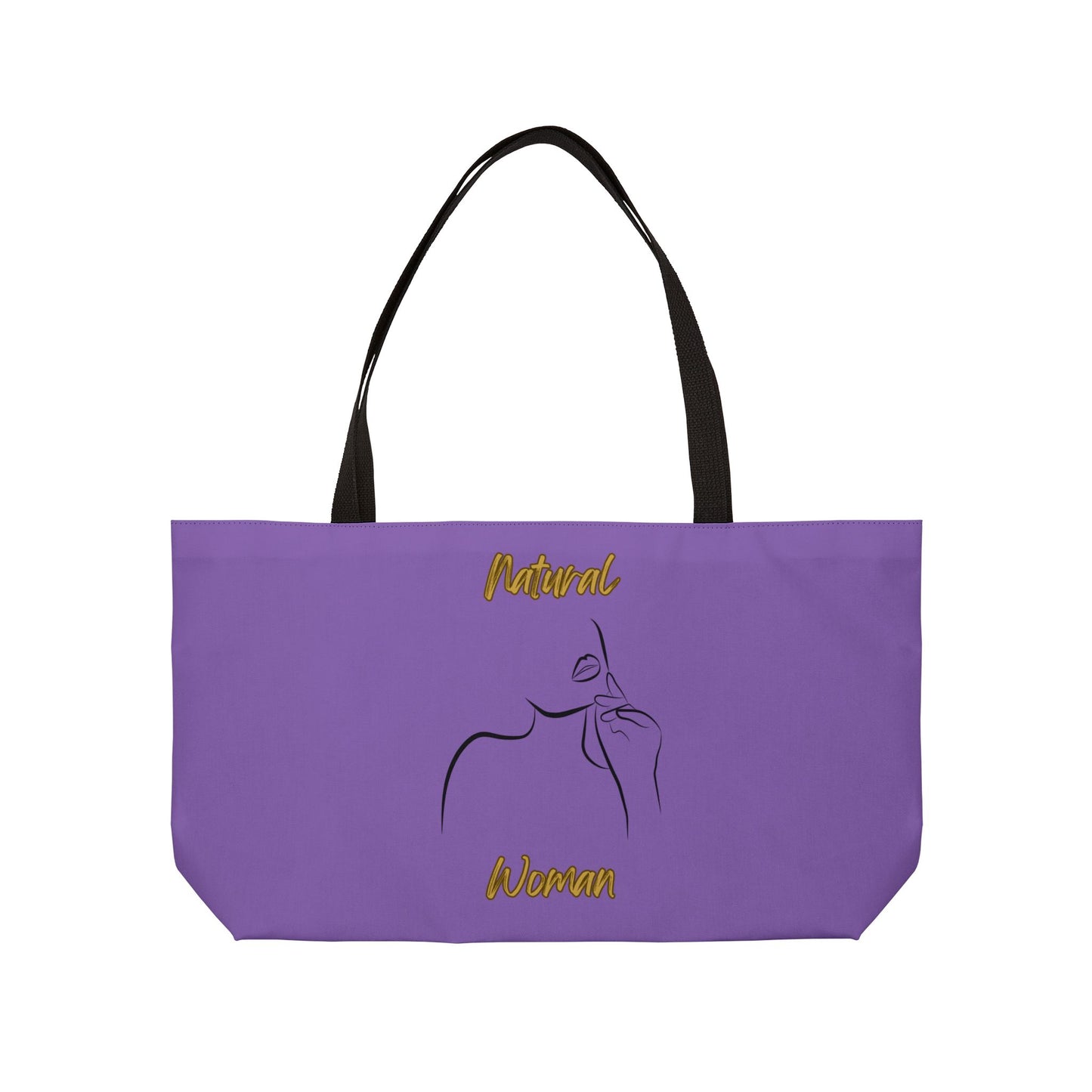 Natural Woman Chin Up (BL) Weekender Tote Bag LIGHT PURPLE