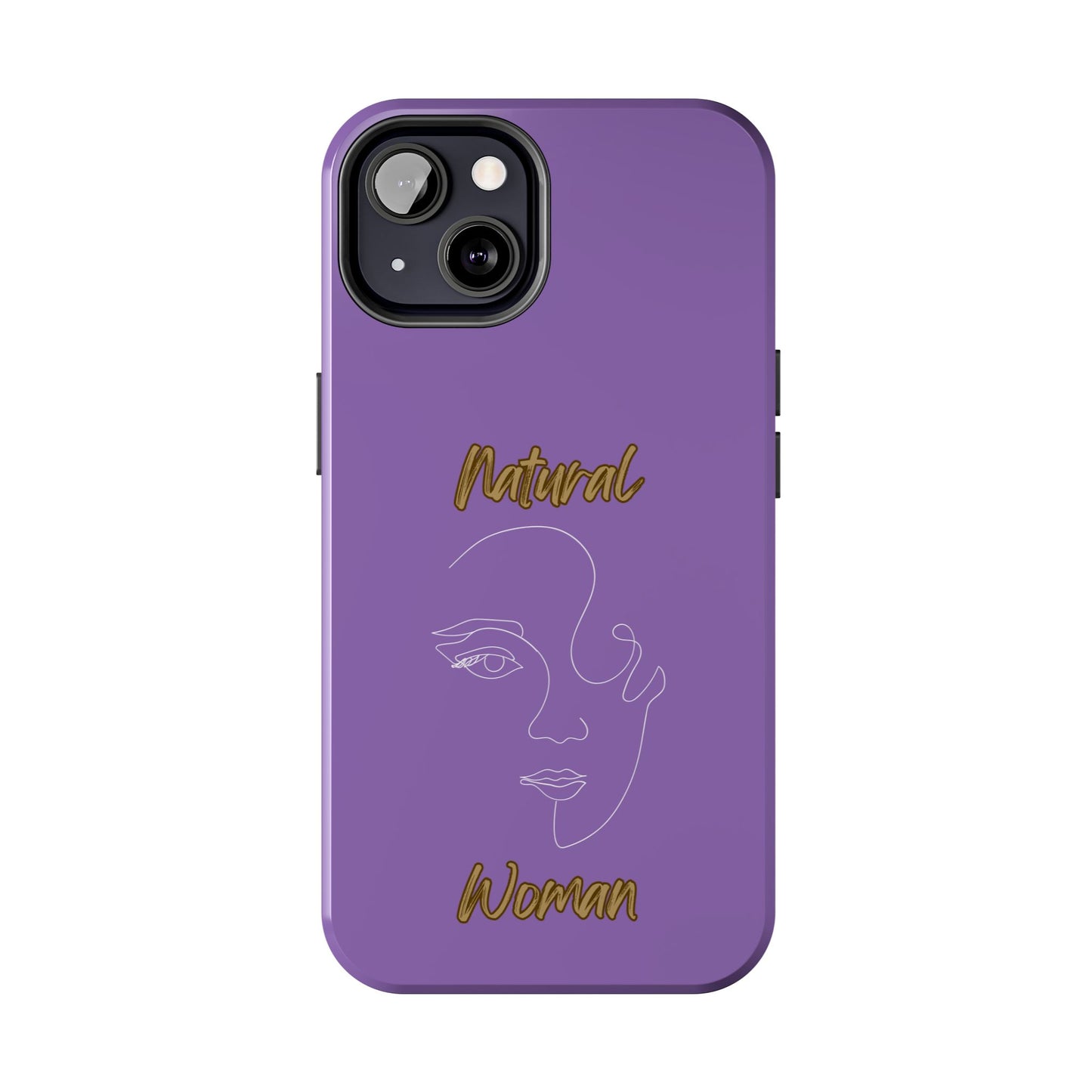 Natural Woman Looking (WL)Tough Phone Cases LIGHT PURPLE