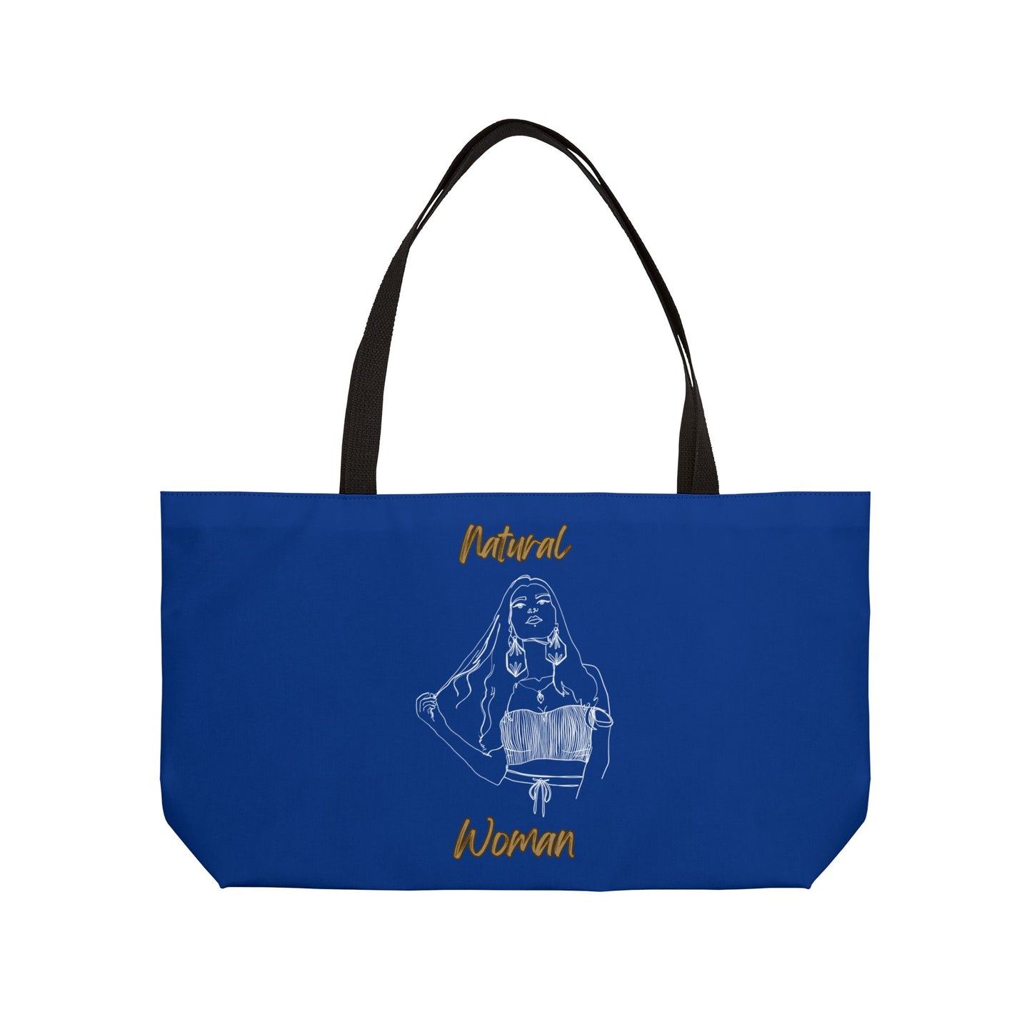 Natural Woman Thinking (WL) Weekender Tote Bag DARK BLUE