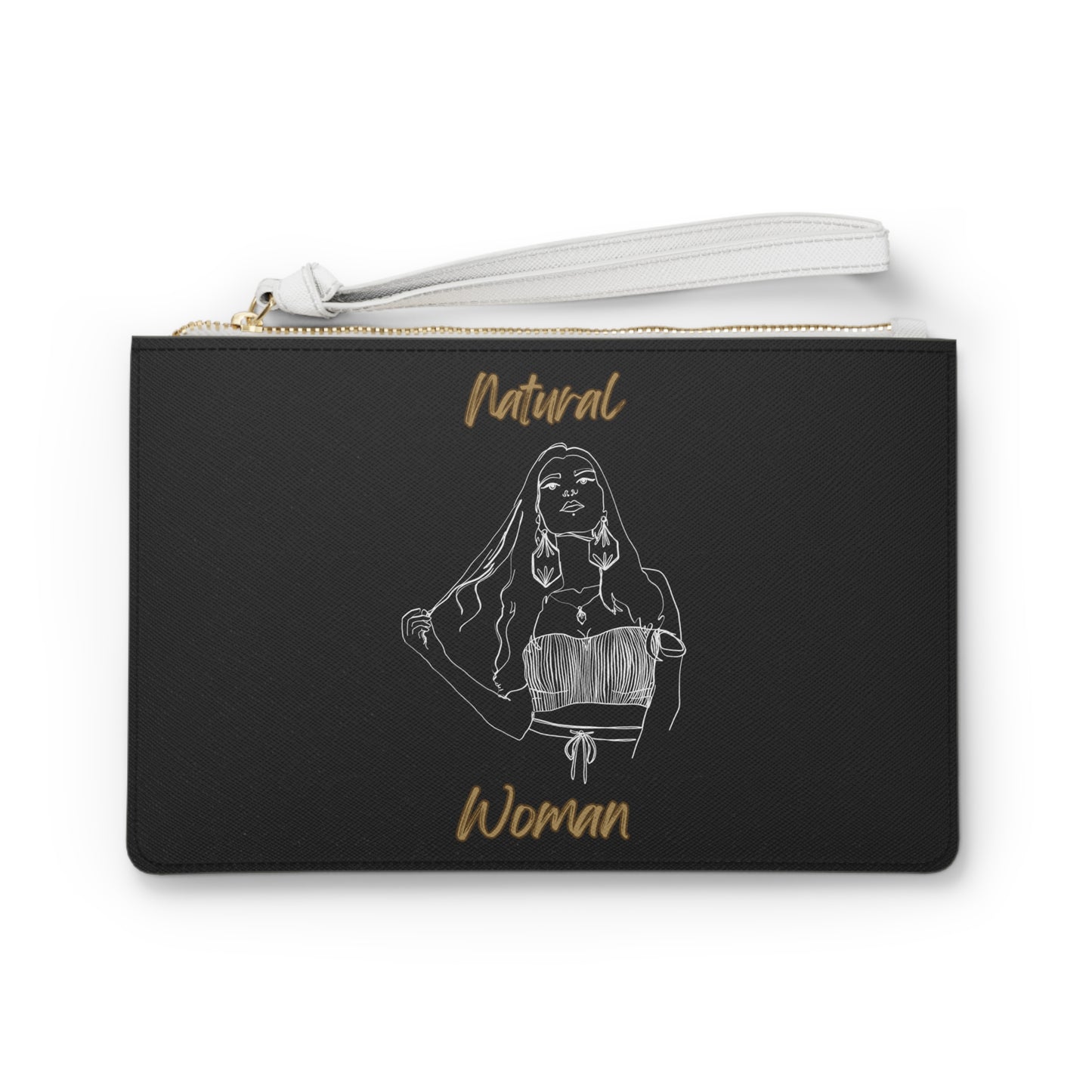 Natural Woman Thinking (WL) Clutch Bag BLACK