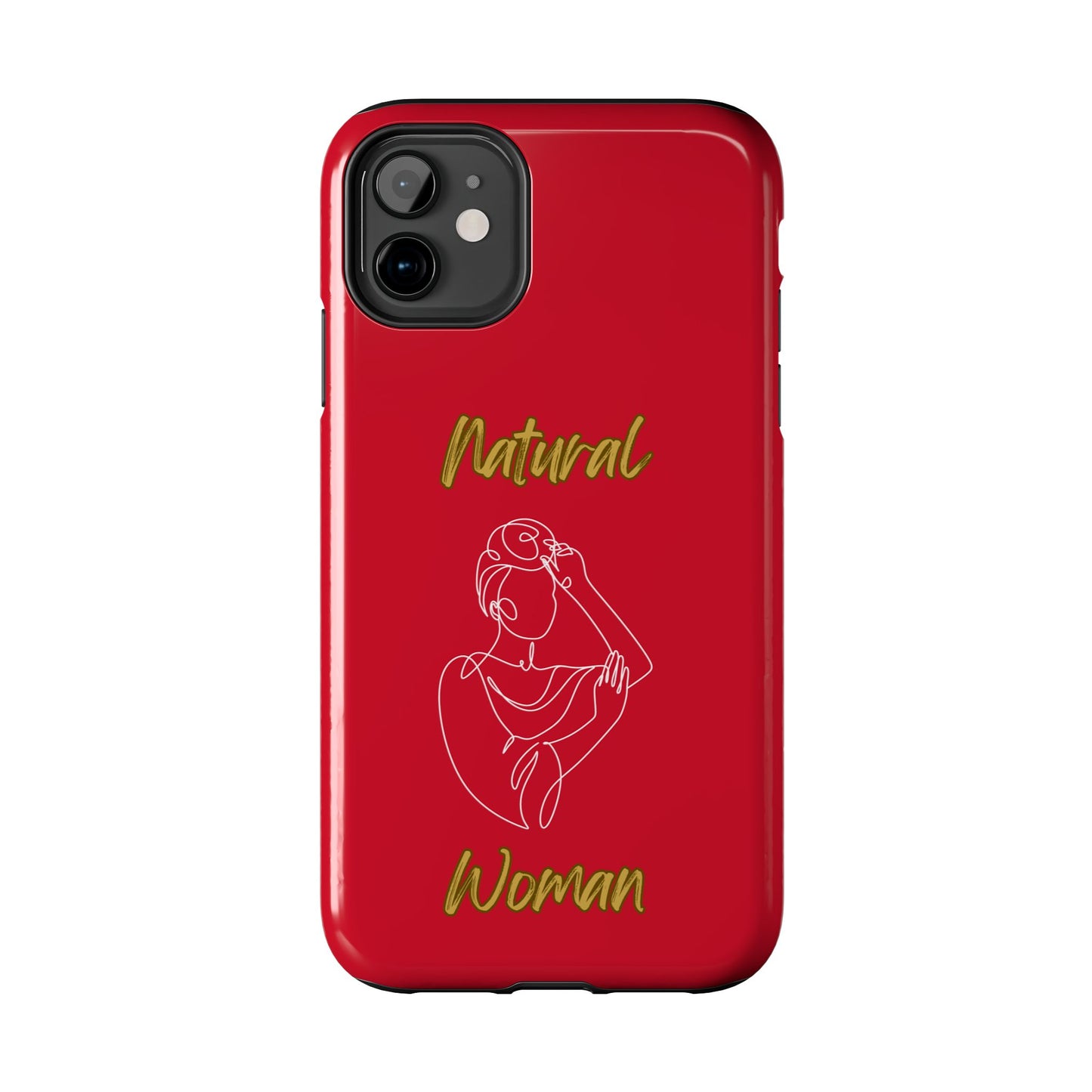 Natural Woman Style (WL)Tough Phone Cases DARK RED