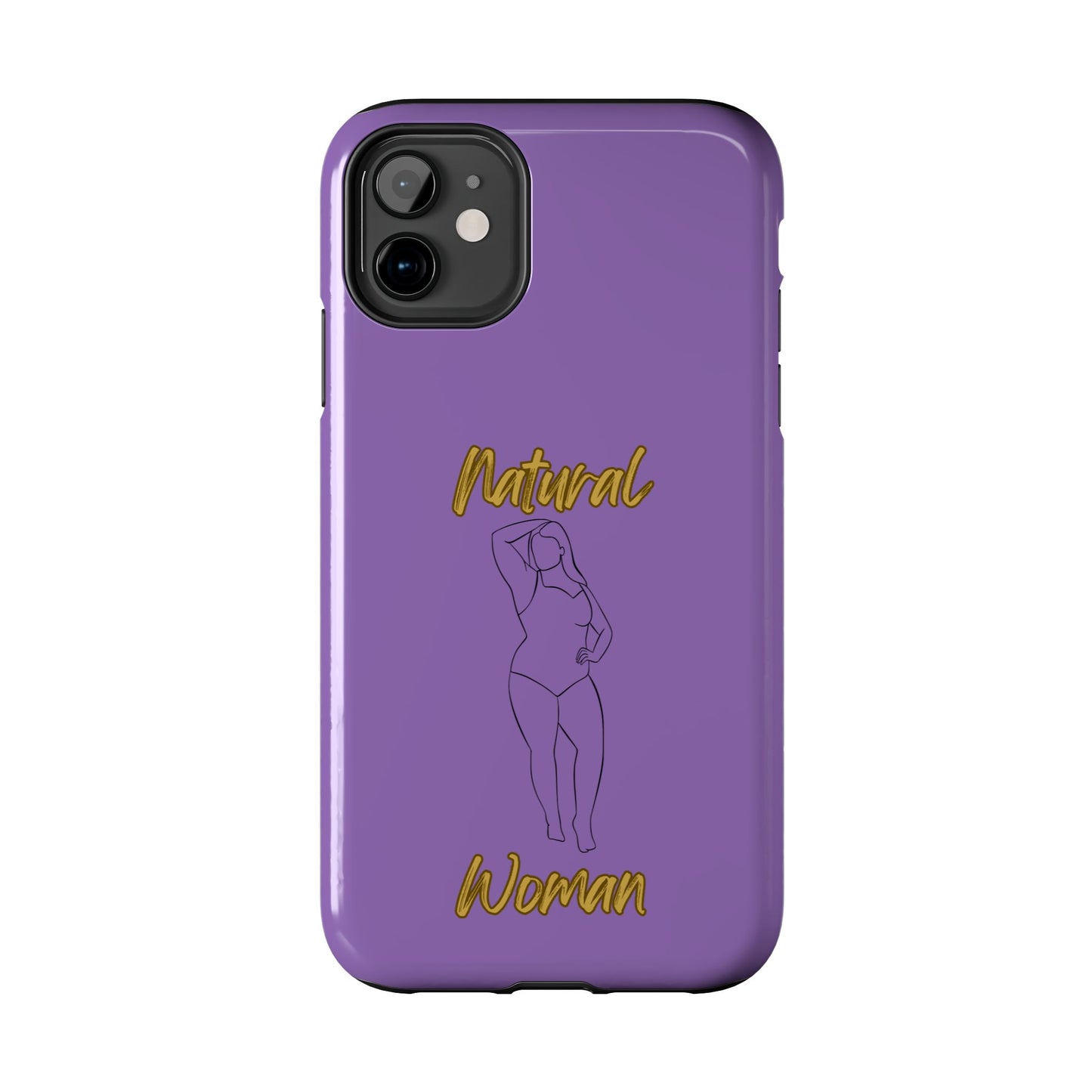 Natural Woman Looking Good (BL)Tough Phone Cases LIGHT PURPLE