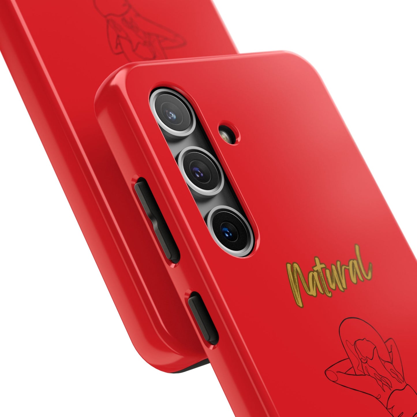 Natural Woman Sun Fun (BL)Tough Phone Cases RED