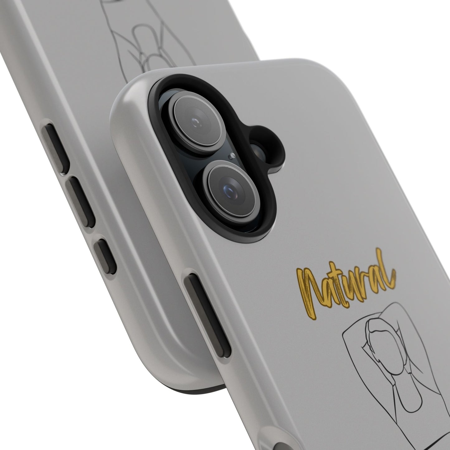 Natural Woman I Love Me (BL)Tough Phone Cases LIGHT GREY