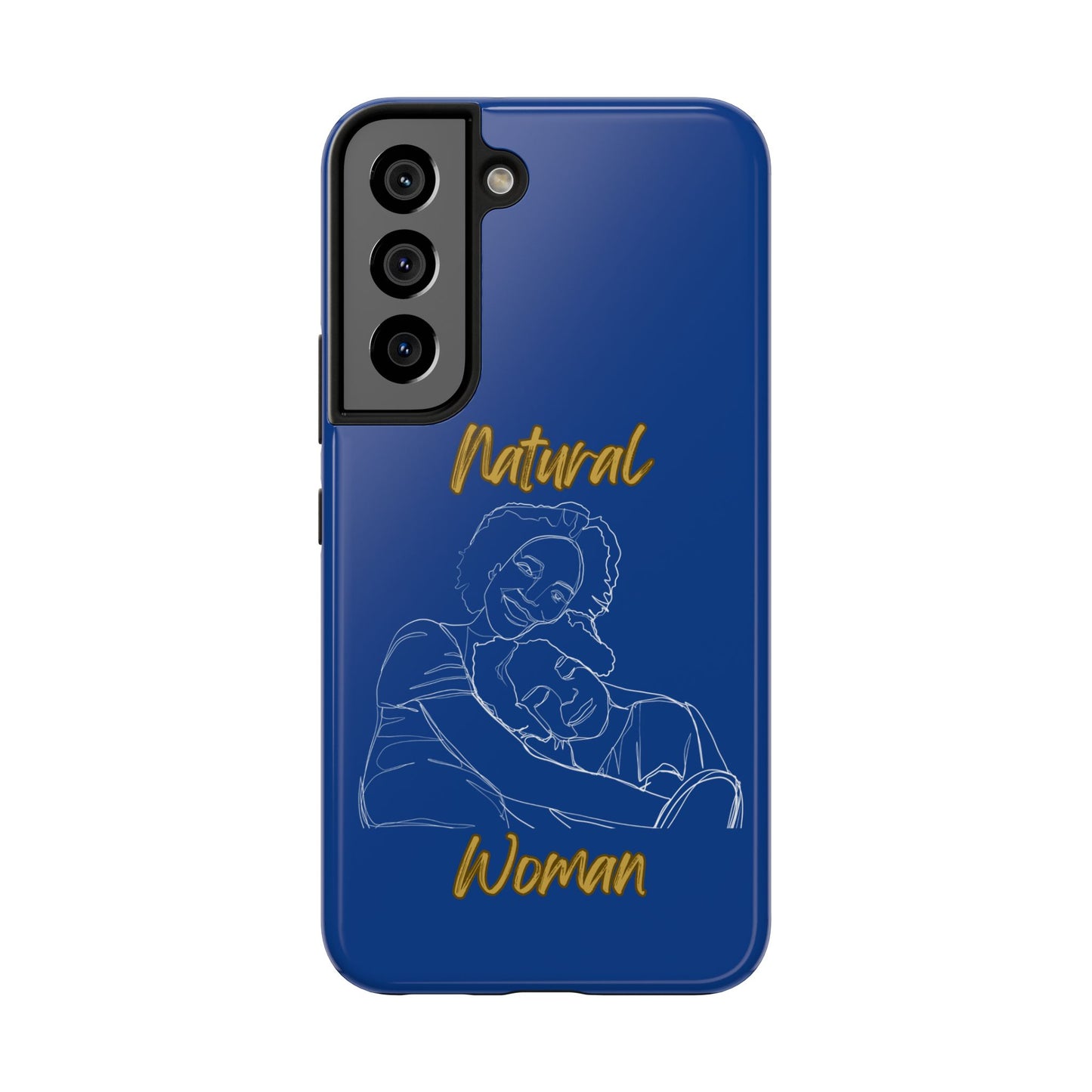 Natural Woman Loving Embrace (WL)Tough Phone Cases DARK BLUE