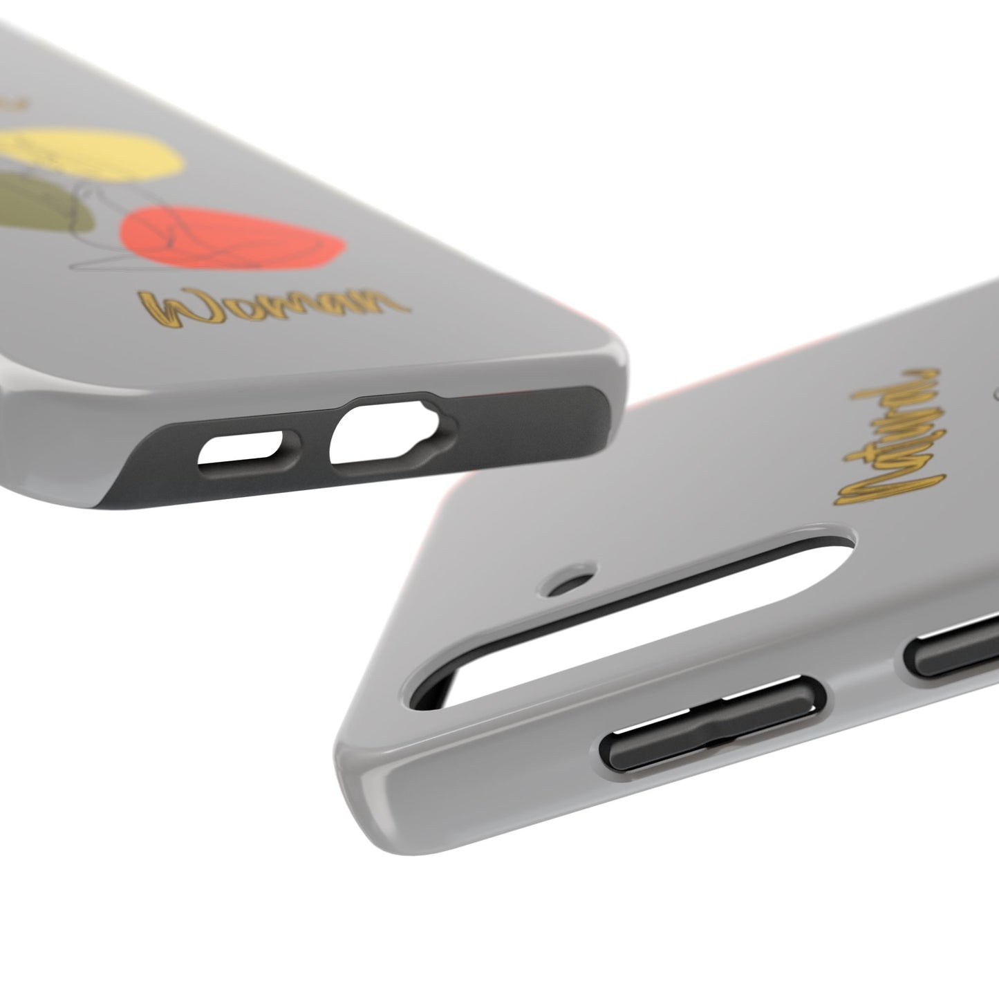 Natural Woman Colorful Pose (BL)Tough Phone Cases LIGHT GREY