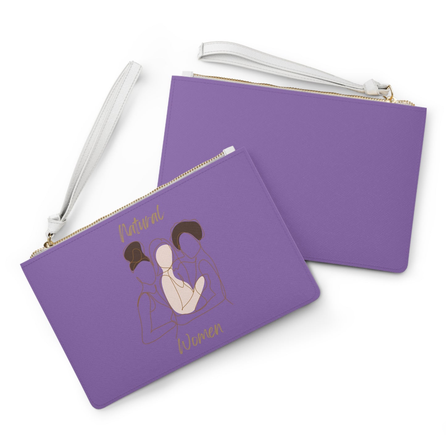 Natural Women Friends Clutch Bag LIGHT PURPLE